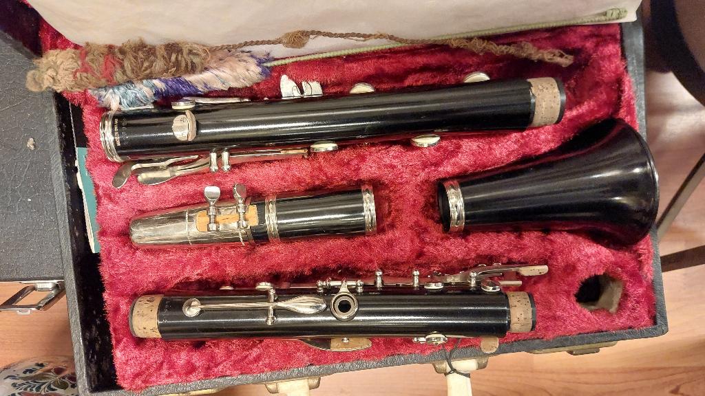 Oude Besson London Klarinet, Muziek en Instrumenten, Ophalen, Overige materialen, Gebruikt, Besson London