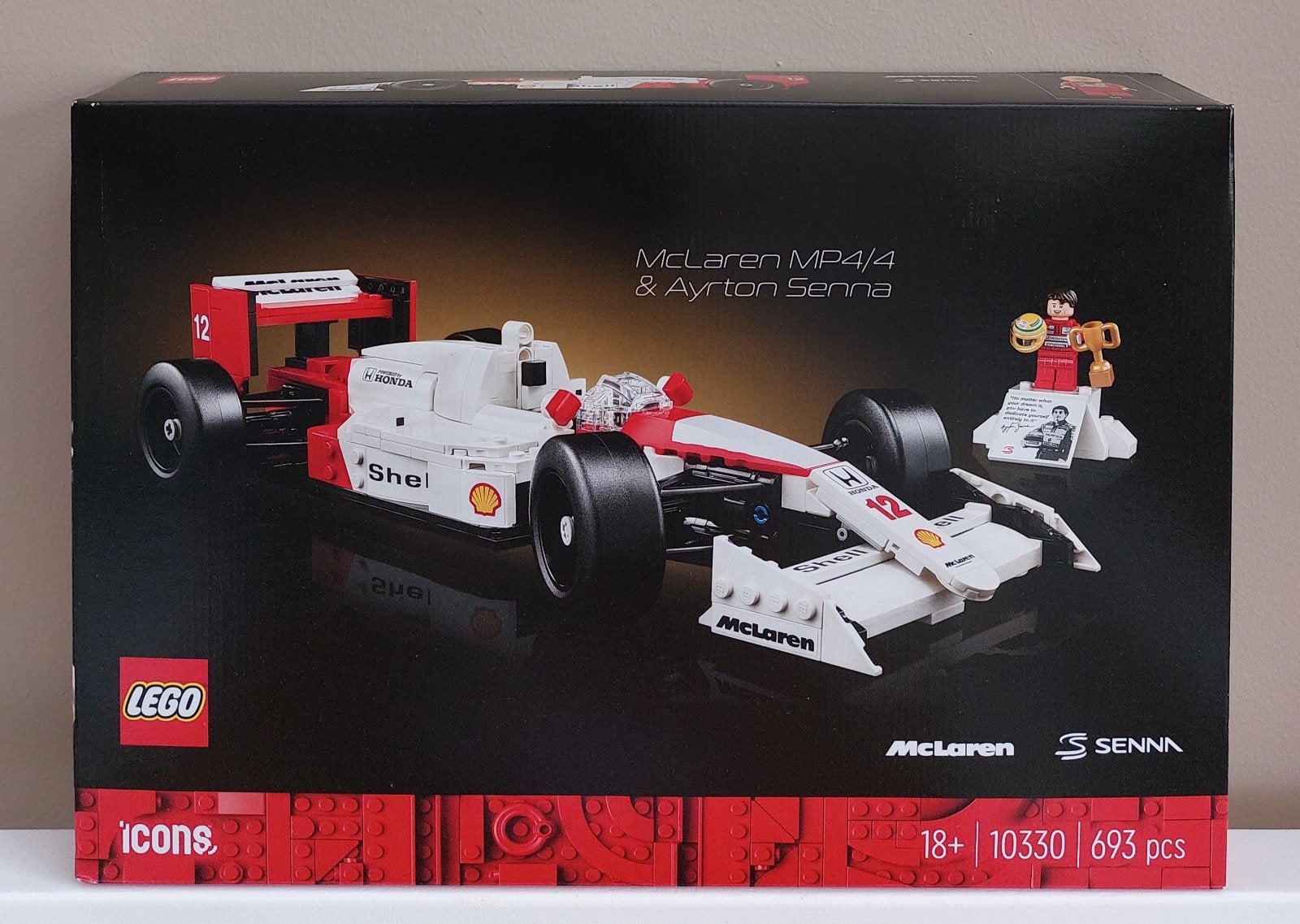 LEGO 10330 Icons McLaren MP4/4 & Ayrton Senna - Nieuw & Sea, Ophalen of Verzenden, Nieuw