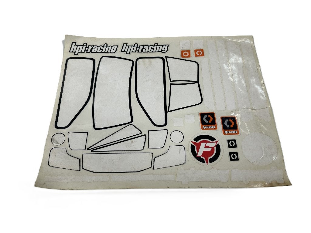 Restant HPI stickers 1/10, Ophalen of Verzenden, Overige schalen, Onderdeel
