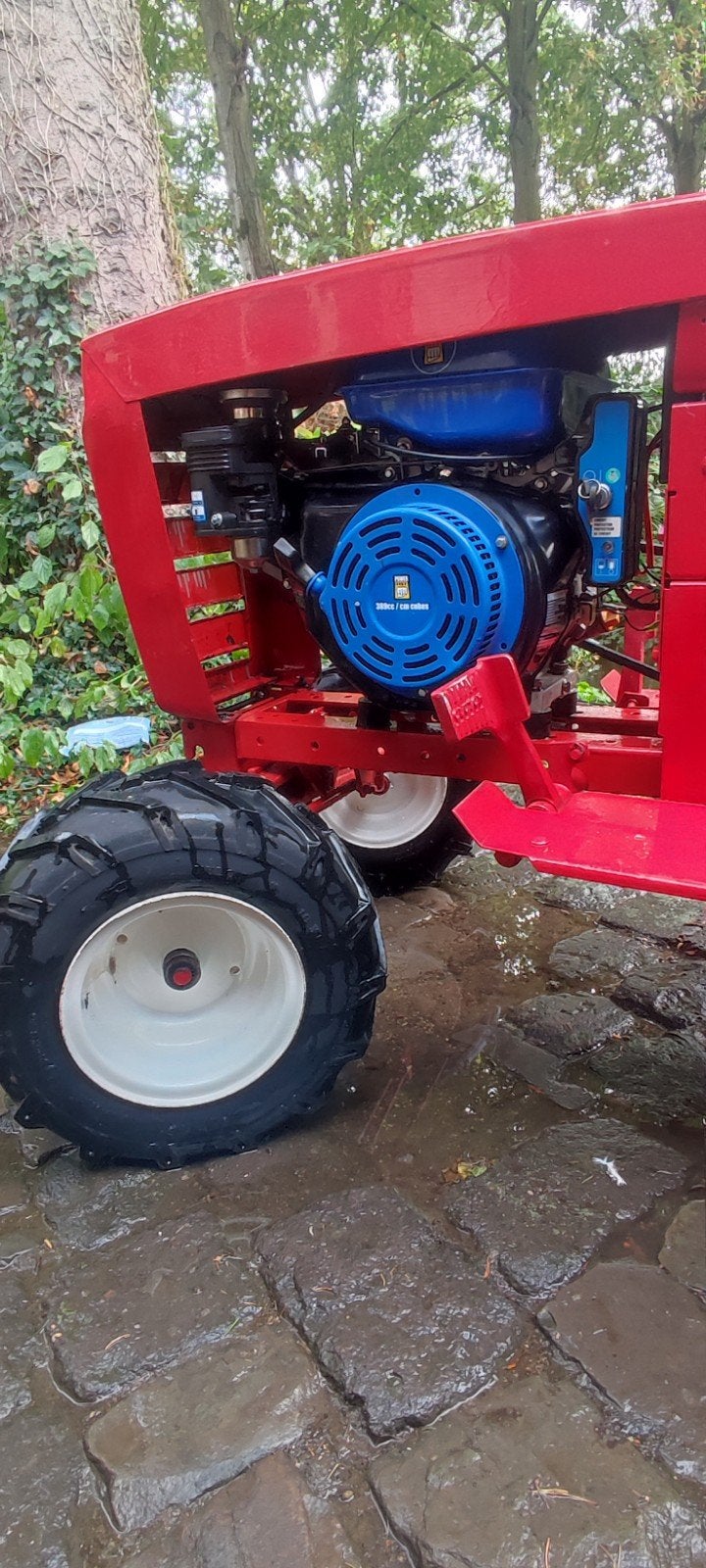 Nette! 14pk Toro Wheel Horse met Bakwagen, Ophalen, Gebruikt, TORO WHEELHORSE, Elektrische starter