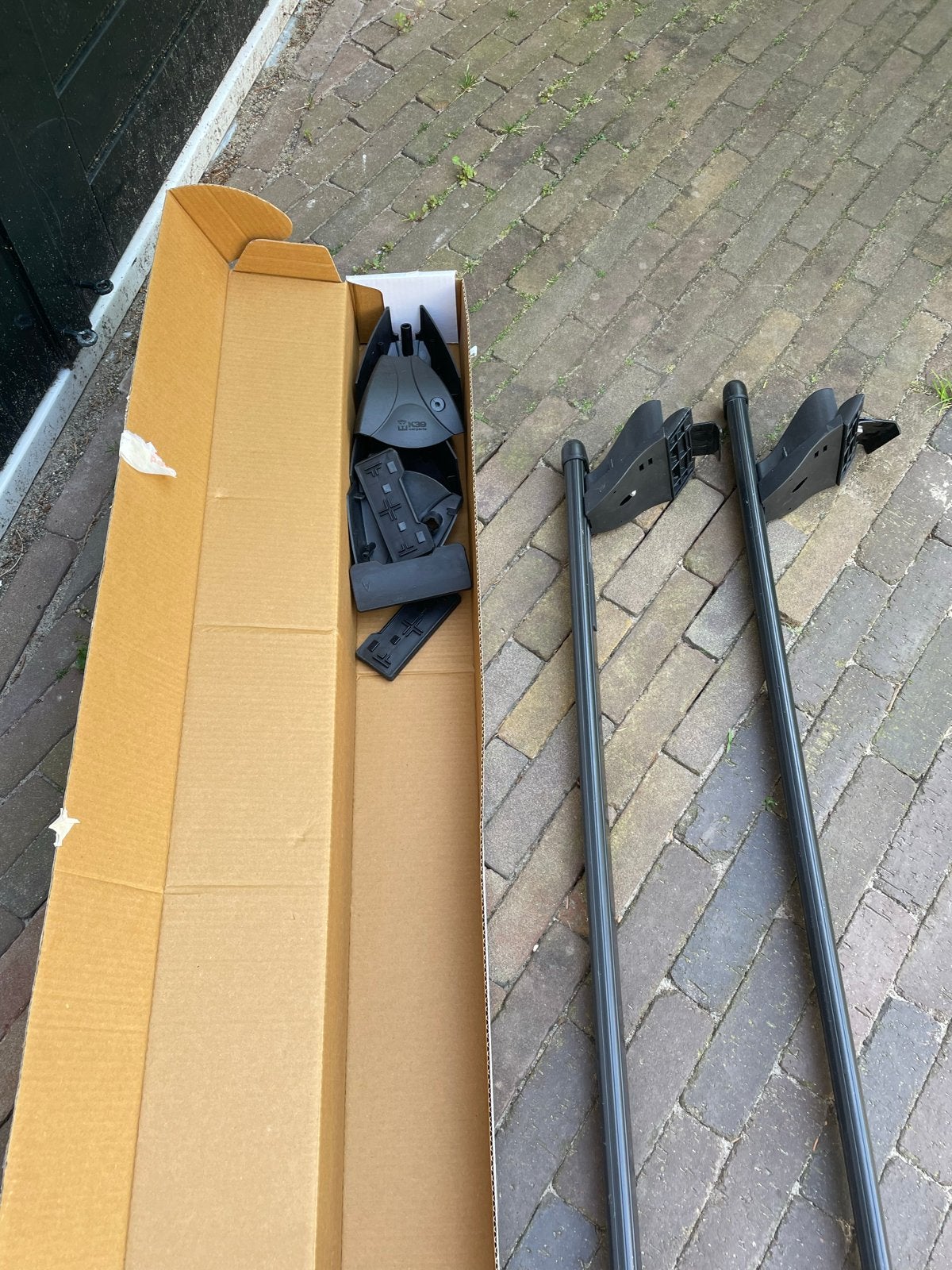 Dakdragers voor deurbevestiging - nagenoeg Nieuw in doos, Ophalen, Zo goed als nieuw