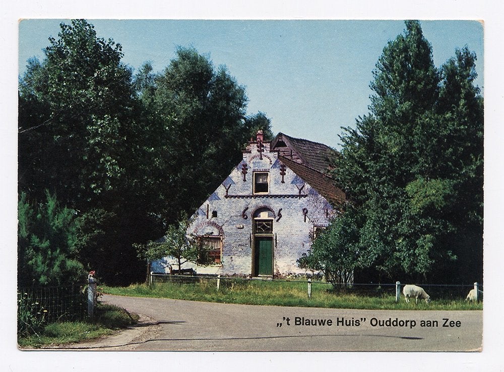 " 't Blauwe Huis" - Ouddorp aan Zee - Zuid-Holland, Ophalen of Verzenden, 1960 tot 1980, Gelopen, Gebouw