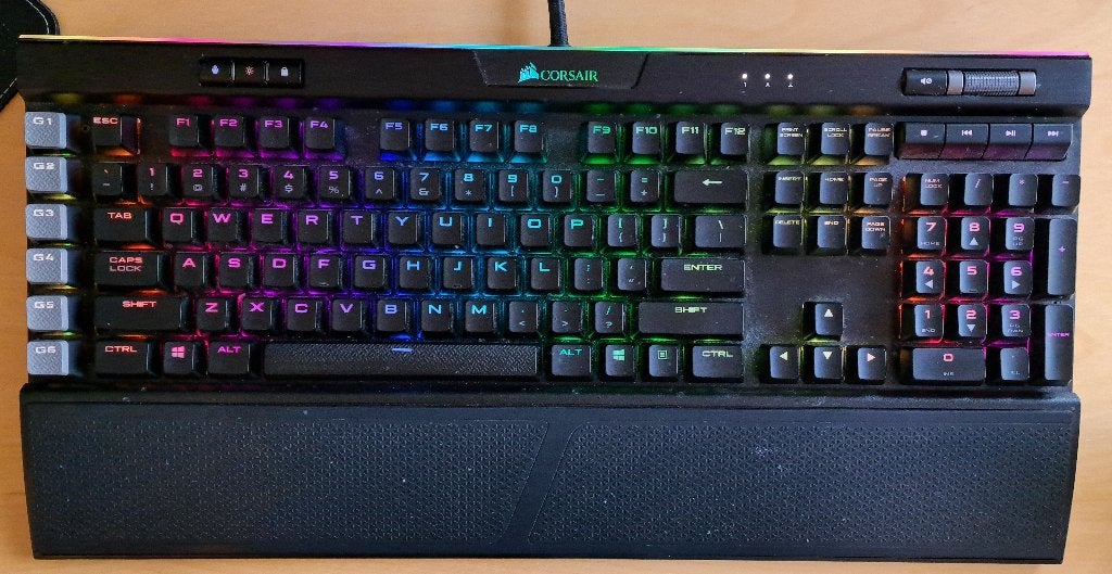 Gaming toetsenbord Corsair, Ophalen, Gebruikt, Gaming toetsenbord, Qwerty