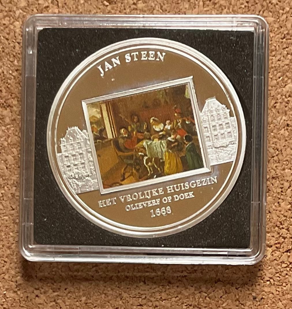 Penning Rijksmuseum - JAN STEEN - Het Vrolijke Huisgezin., Ophalen of Verzenden, Overige materialen, Nederland
