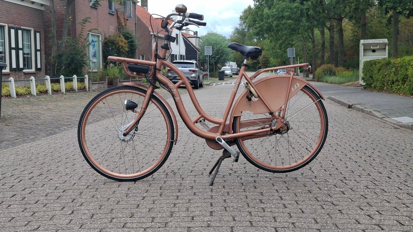 Sparta Lo La Go, Fietsen en Brommers, Fietsen | Dames | Moederfietsen, Ophalen, Sparta, Dubbele standaard, Zo goed als nieuw