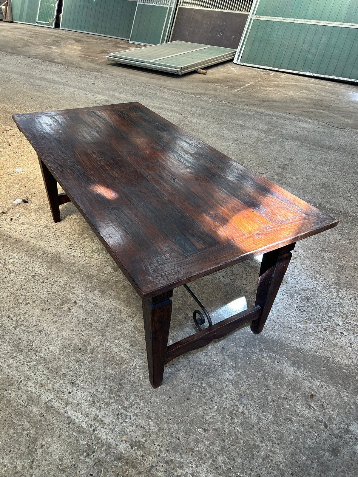 Prachtige Oude Houten Tafel - 185x90x77 cm, Ophalen