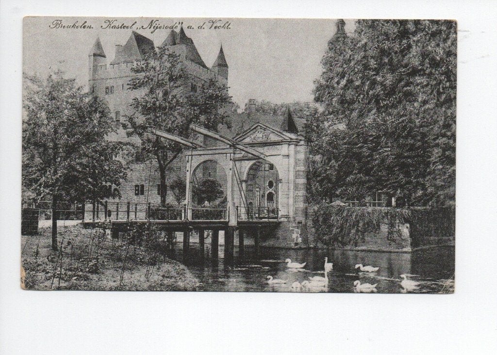 Breukelen. Oude ansichtkaart Kasteel Nijenrode Breukelen. **, Ophalen of Verzenden, 1940 tot 1960, Ongelopen, Utrecht
