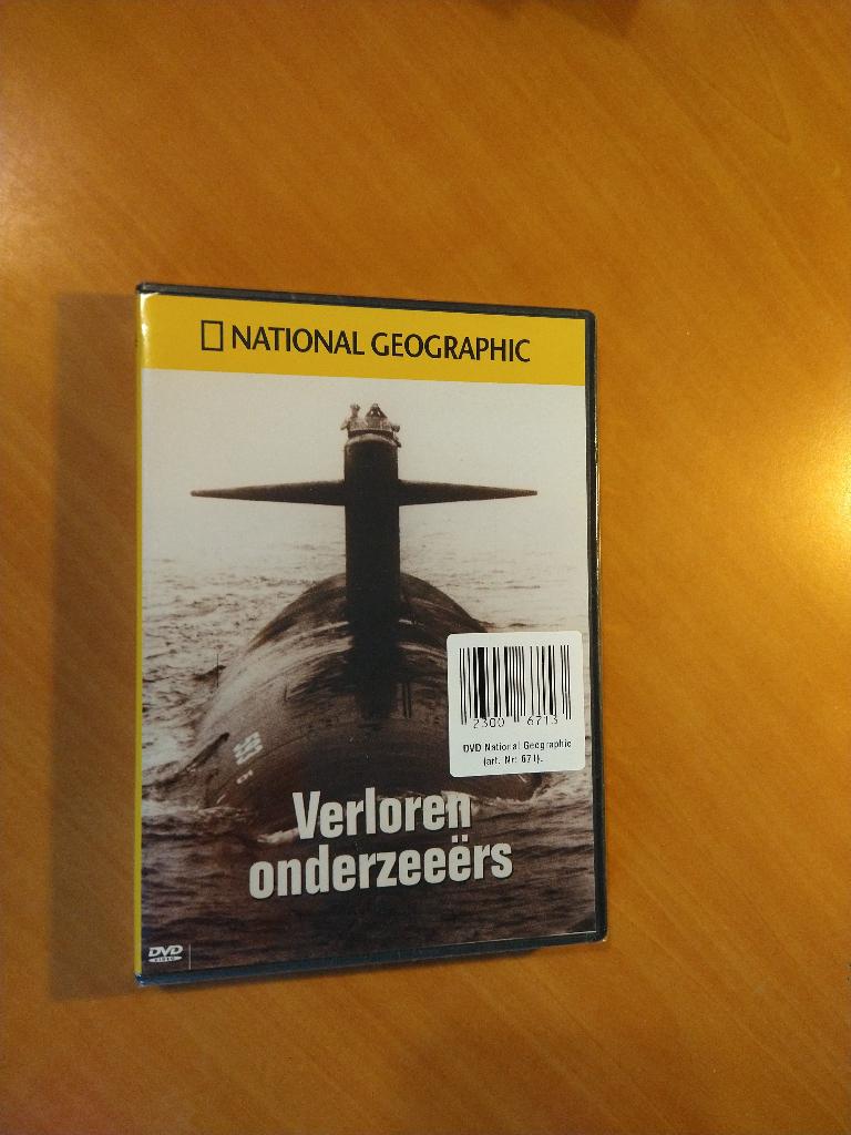 DVD National Geographic - Verloren Onderzeeërs, Alle leeftijden, Ophalen of Verzenden, Zo goed als nieuw, Natuur