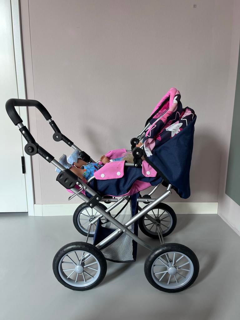 Heel veel poppenspullen: baby borns, kleding, wagen, etc!, Ophalen, Gebruikt, Babypop