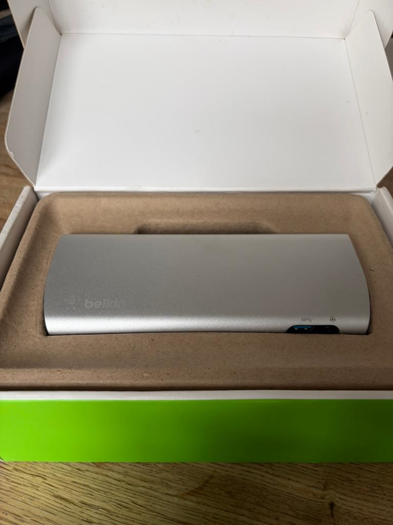 Belkin Thunderbolt 3 Express Dock HD - Nieuwstaat, Ophalen of Verzenden, Nieuw, Docking station, Laptop