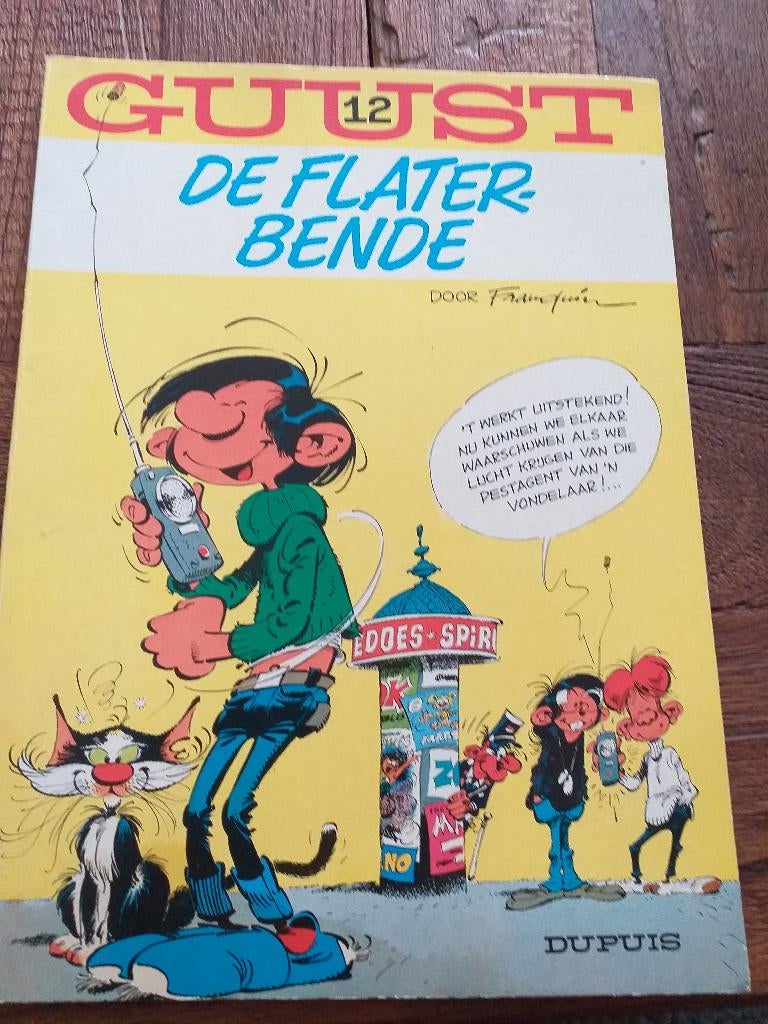 Stripboek Guust Flater De Flaterbende 1974 i.z.g.s. ( Jola ), Verzenden, Eén stripboek, Zo goed als nieuw, Guust Flater