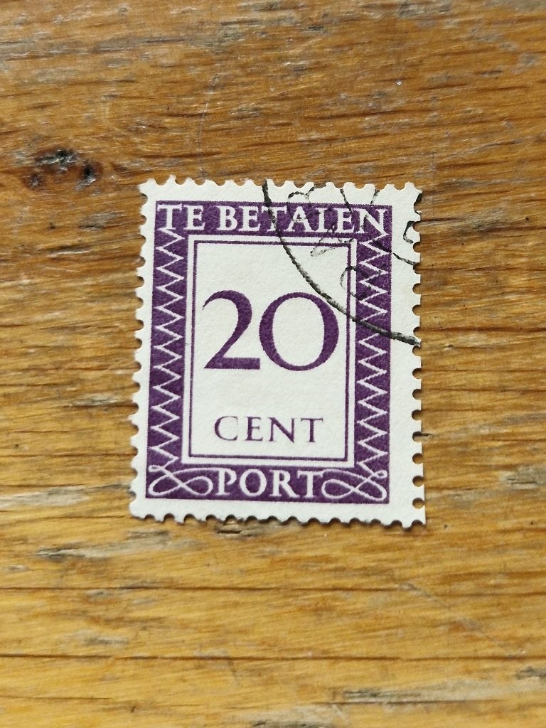 suriname gestempeld portzegel nr P42, Ophalen of Verzenden, Gestempeld