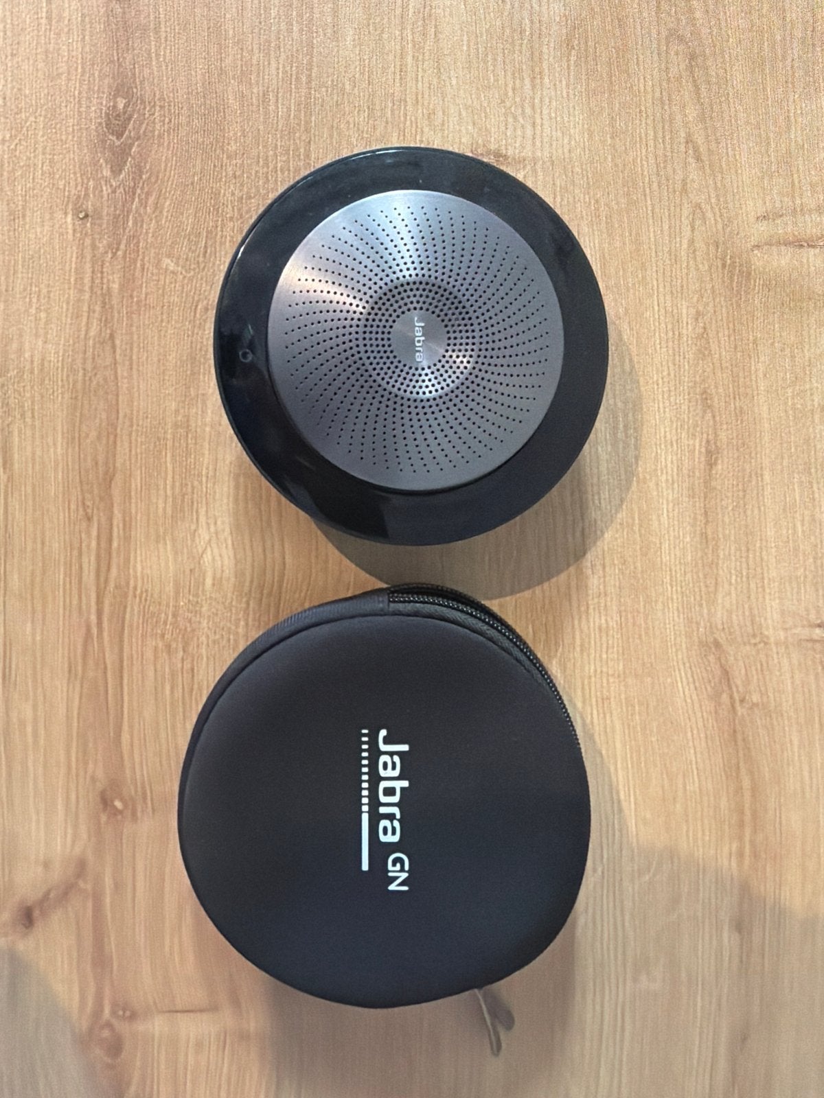 Jabra Speak 710 MS Speakerphone met USB-dongle en hoes, Ophalen of Verzenden, Zo goed als nieuw, Overige typen