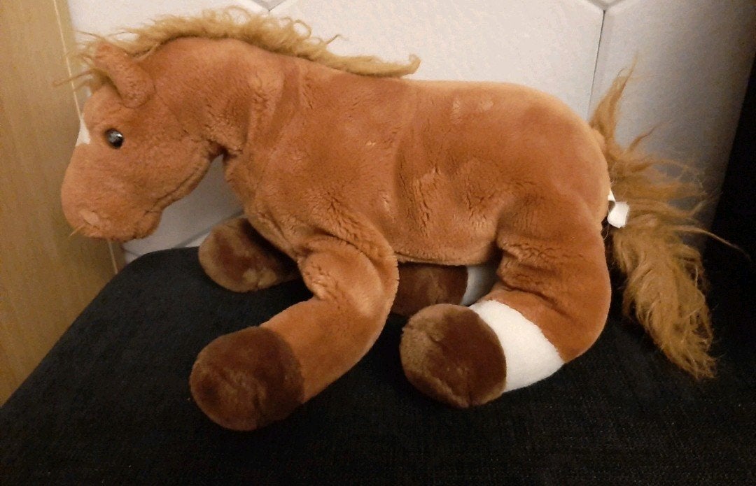 Knuffel paard middelmatig/groot wild republic, Paard, Overige merken, Overige karakters, Ophalen of Verzenden