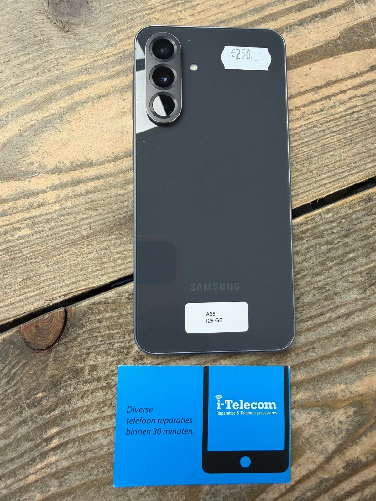 Samsung galaxy A56 5G black 128 GB met garantie, Ophalen of Verzenden, Zo goed als nieuw, Overige typen, Samsung