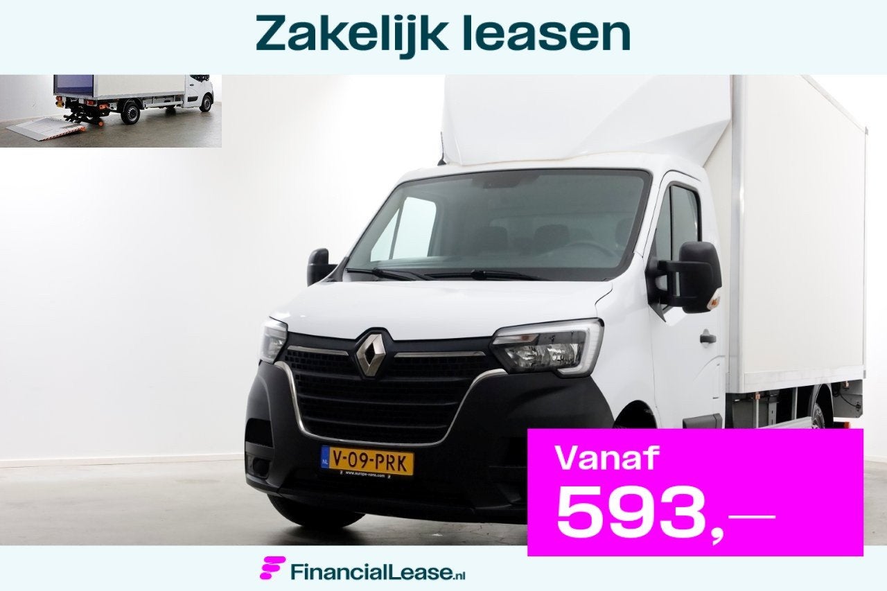 Renault Master T35 2.3 dCi 145pk Bakwagen met laadklep 960kg, Voorwielaandrijving, Gebruikt, Euro 6, 4 cilinders