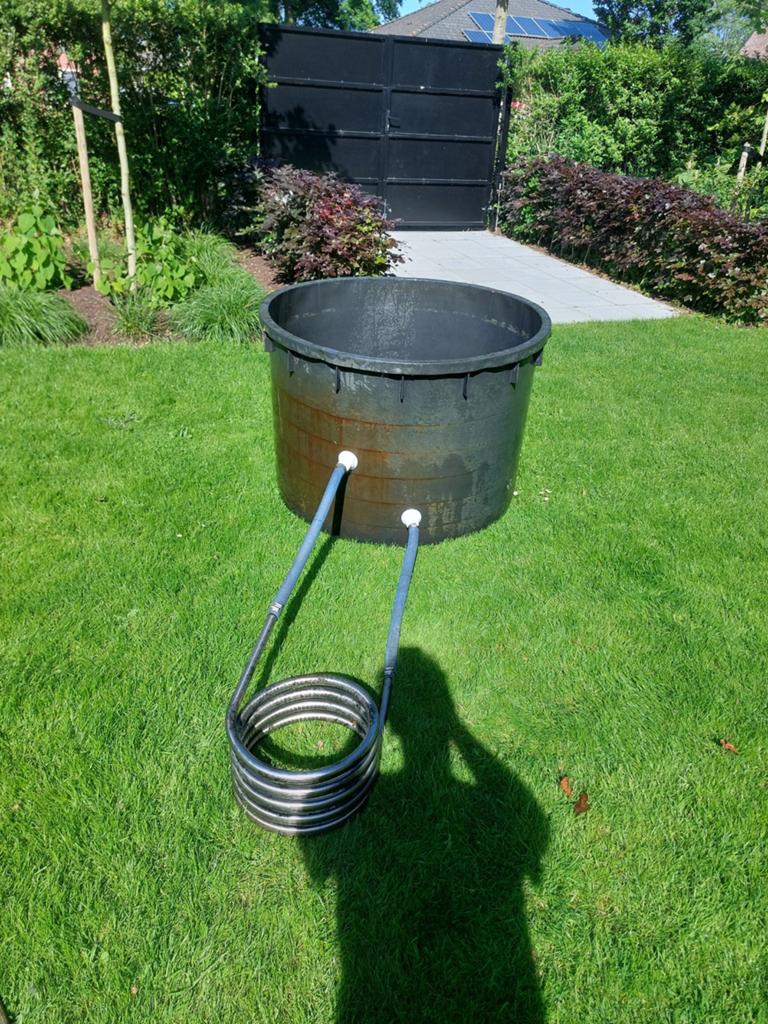 Hout gestookte hot tub ook geschikt als ijsbad dompelbad, Ophalen