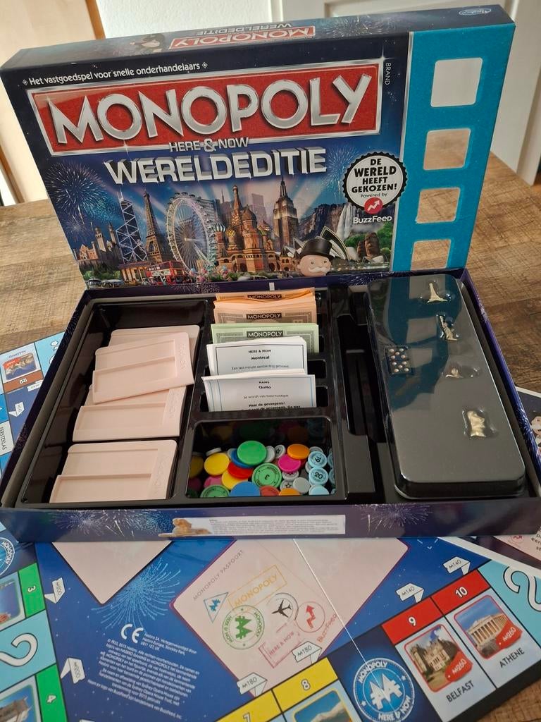 Monopoly wereldeditie, Hobby en Vrije tijd, Gezelschapsspellen | Bordspellen, Ophalen of Verzenden