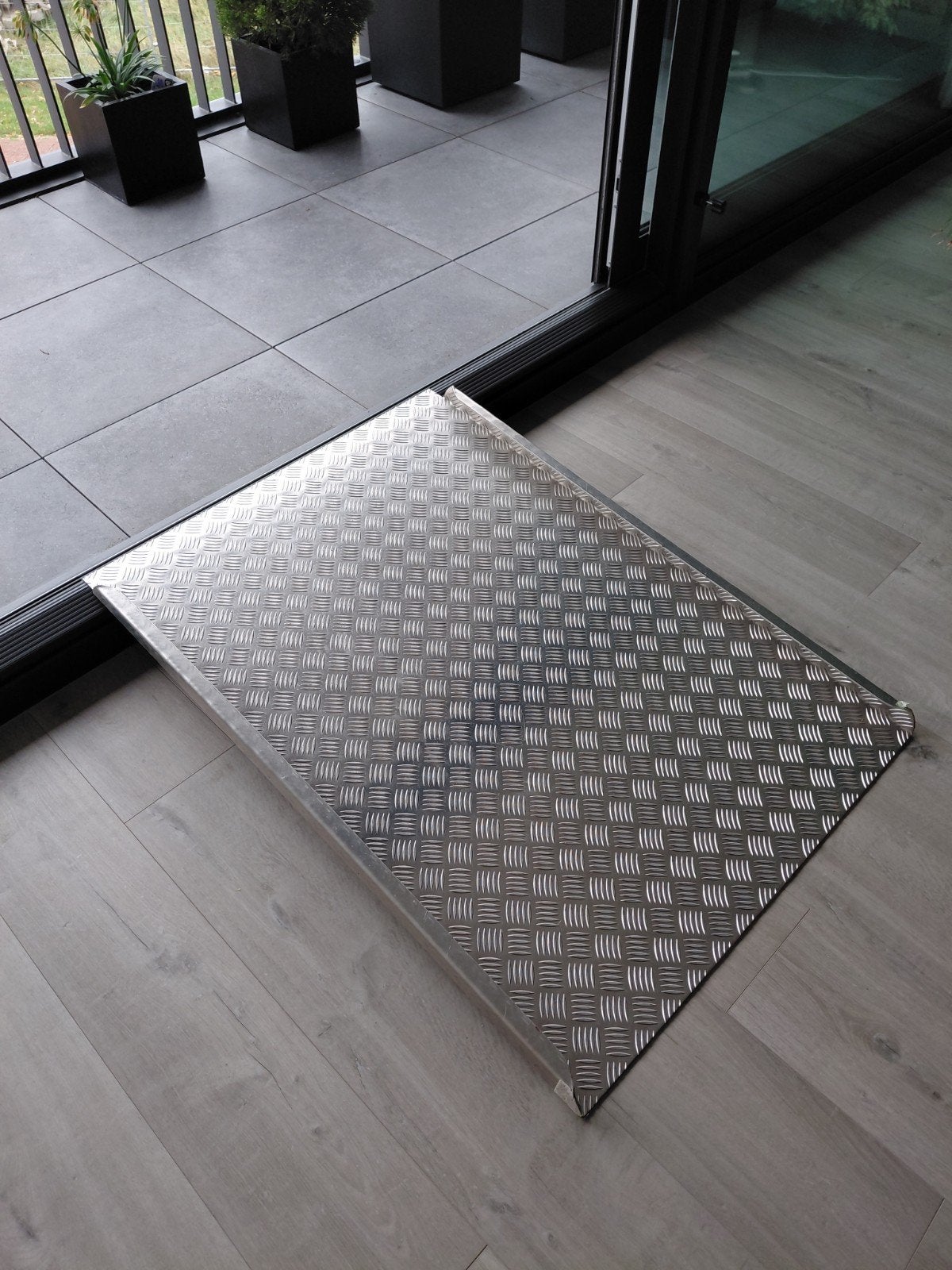 Aluminium rijplaat voor rolstoel of scootmobiel, Ophalen, Zo goed als nieuw