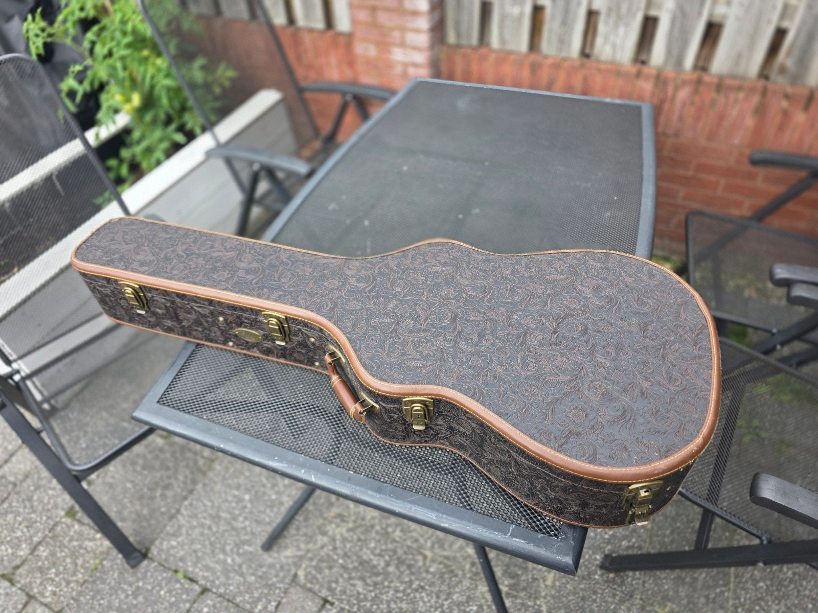 Boston Gitaarkoffer - Uniek en Prachtig Design, Ophalen, Zo goed als nieuw, Klassieke of Spaanse gitaar