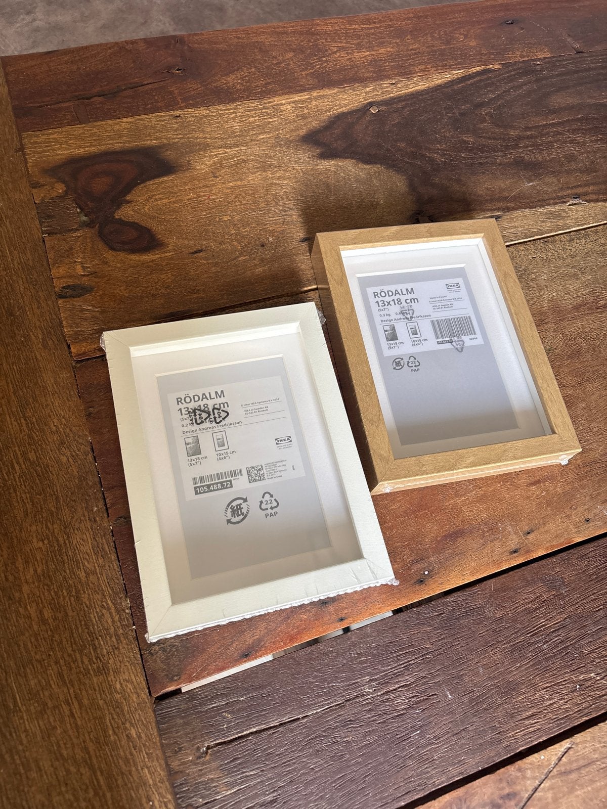 Nieuwe IKEA Rödalm fotolijstjes 13x18 cm, Nieuw, Ophalen of Verzenden, Fotolijst, Meerkleurig