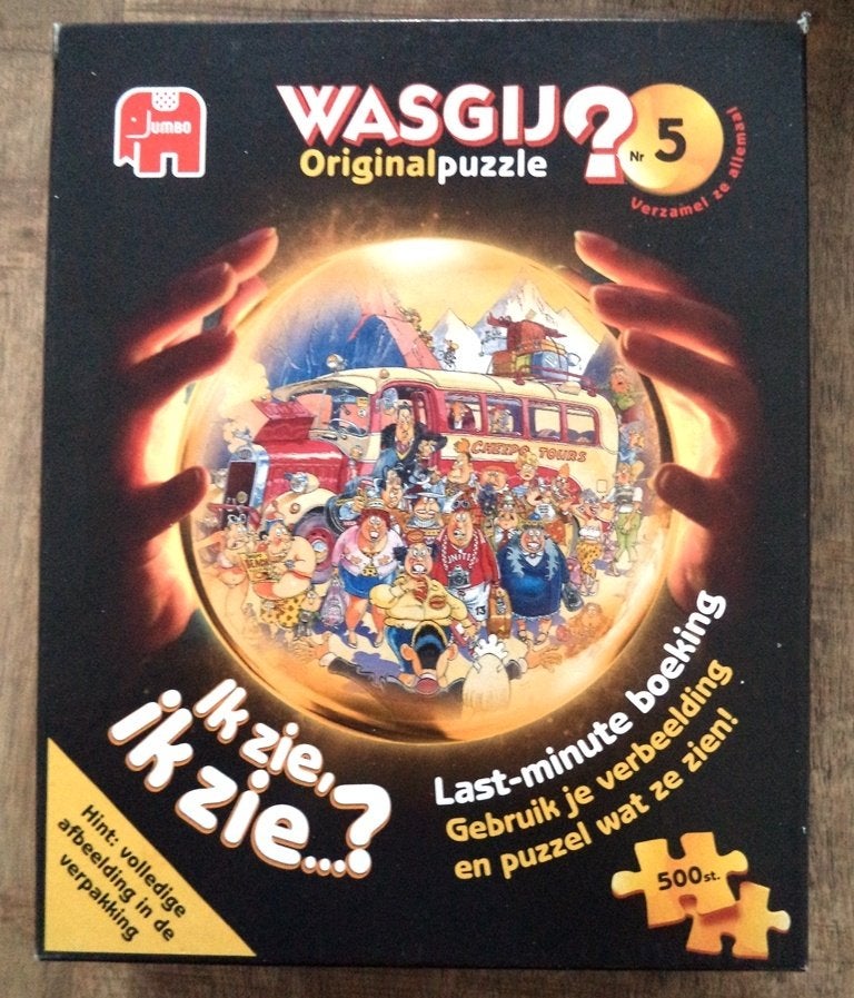 Wasgij Original 5 Last minute boeking, Ophalen of Verzenden, 500 t/m 1500 stukjes, Zo goed als nieuw, Legpuzzel