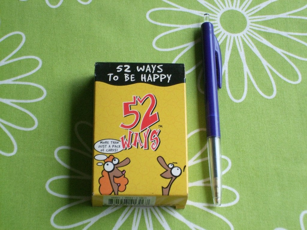 52 ways to be happy speelkaarten, Ophalen of Verzenden, Nieuw, Speelkaart(en)