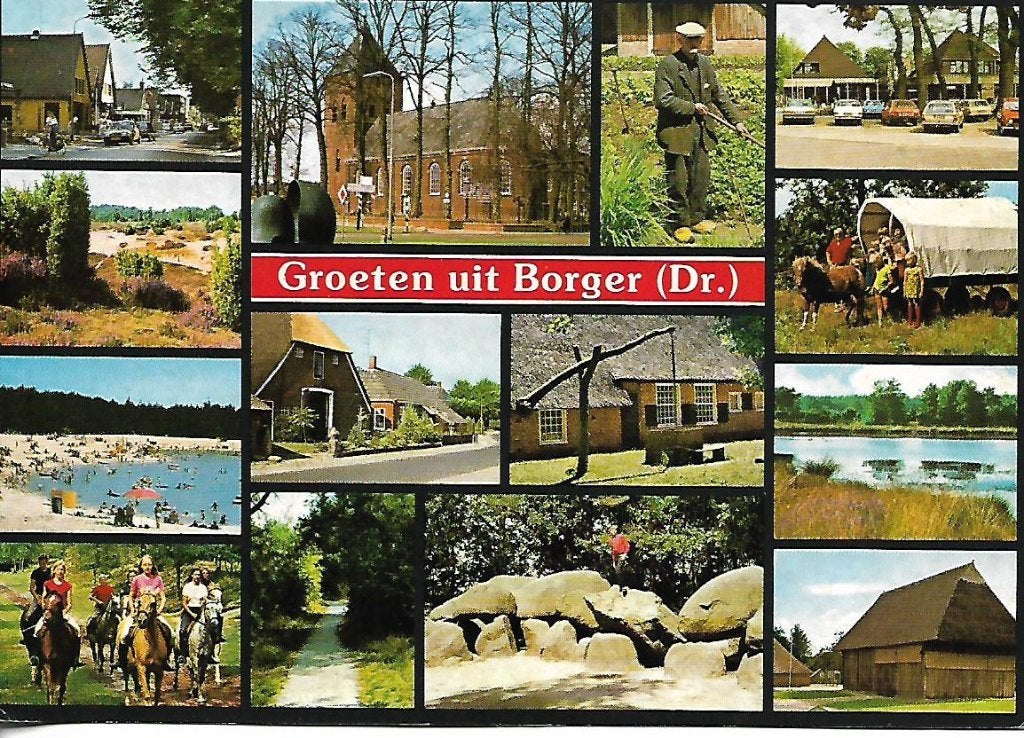 Borger- -13-luik., Verzenden, 1980 tot heden, Gelopen, Drenthe