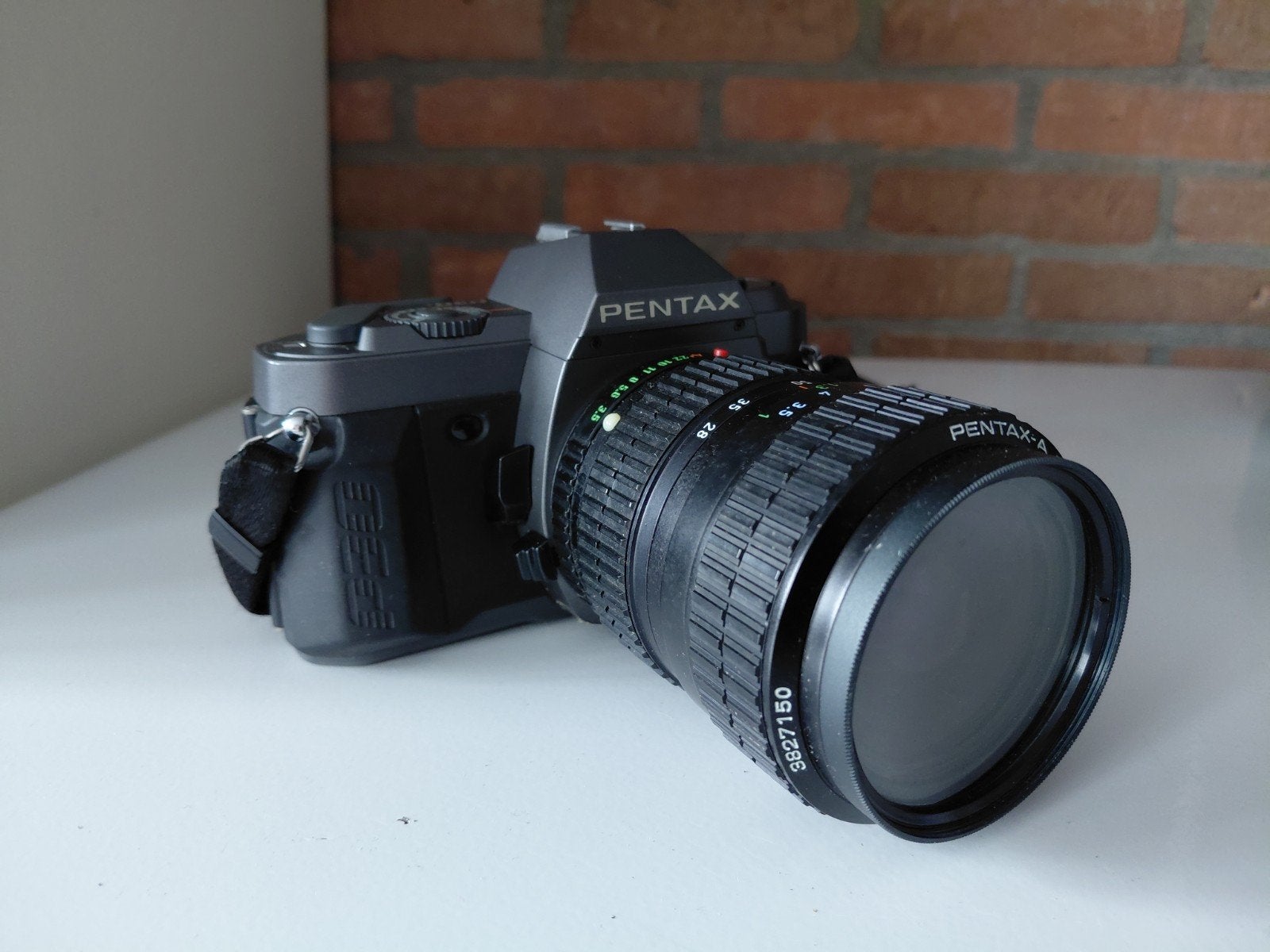 Pentax camera met toebehoren, Ophalen, Gebruikt, Spiegelreflex, Pentax
