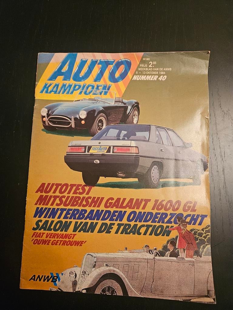 Auto Kampioen Nr. 40 1984: Mitsubishi Galant & Cobra Replica, Boeken, Auto's | Boeken, Ophalen of Verzenden, Gelezen, Mitsubishi