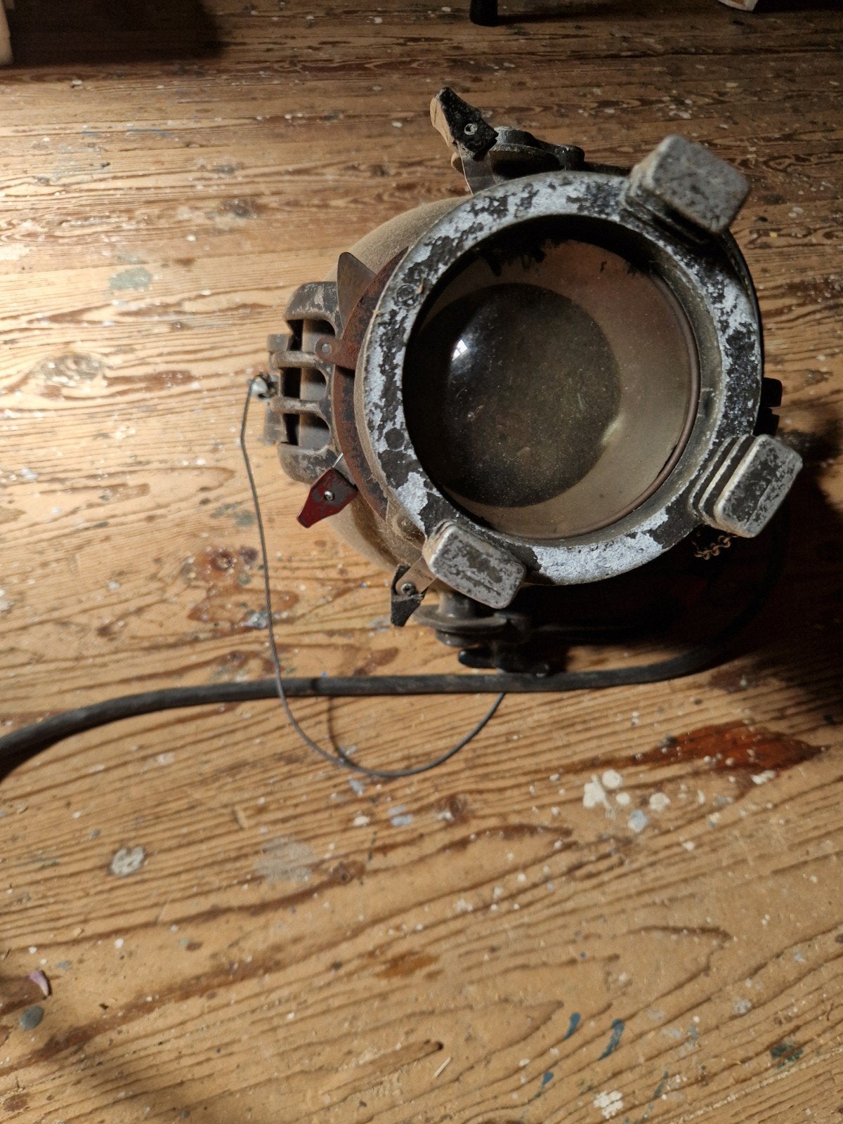 Vintage theaterlamp met stekker - Decoratieve spotlight, Ophalen