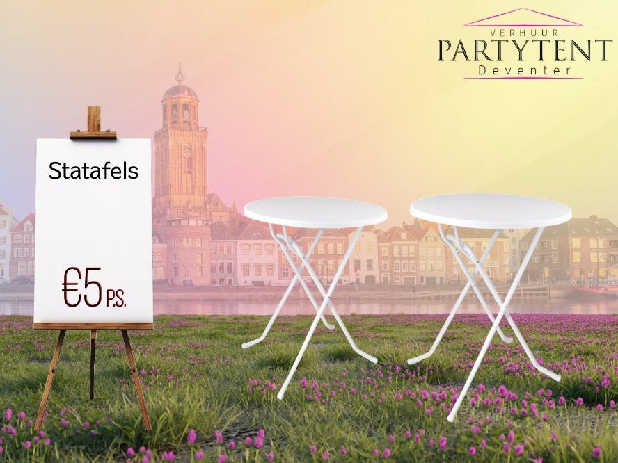 Statafel huren Deventer voor feestelijke bijeenkomsten, Ophalen, Nieuw, Overige