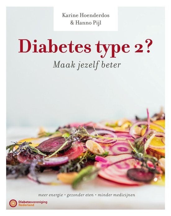 Diabetes 2 Maak jezelf beter, Dieet en Voeding, Ophalen of Verzenden, Zo goed als nieuw, Karine Hoenderdos; Hanno Pijl