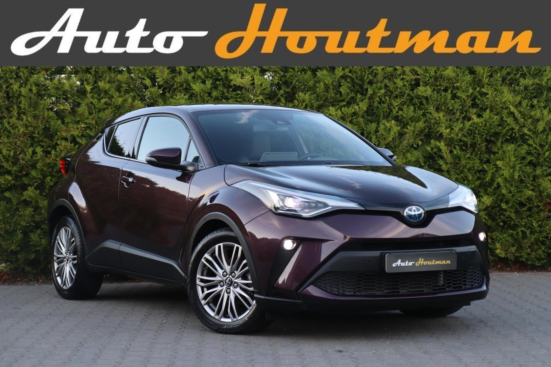 TOYOTA C-HR 1.8 HYBRID EXECUTIVE  | 21.017 KM | JBL, Auto's, Dealer onderhouden, Stof, 4 cilinders, Bruin