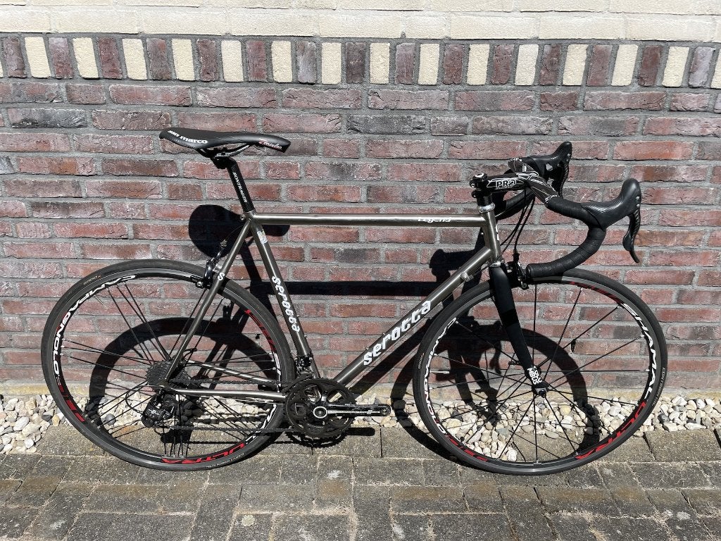 Serotta Legend Titanium Campagnolo Chorus Carbon Chris King, Gebruikt, Meer dan 20 versnellingen, 53 tot 57 cm, Overige merken