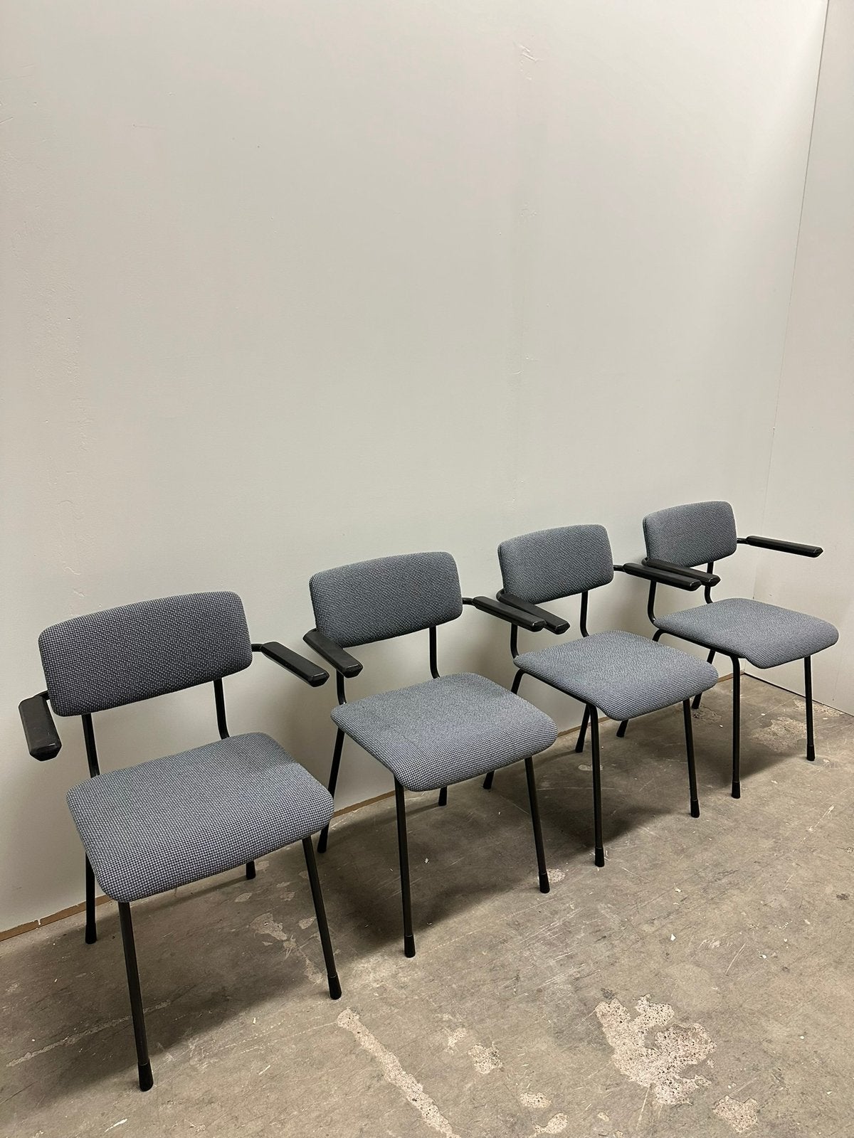 Gispen 1235 1236 vintage kvadrat Colline 2, Ophalen, Gebruikt, Zwart, Vintage Gispen