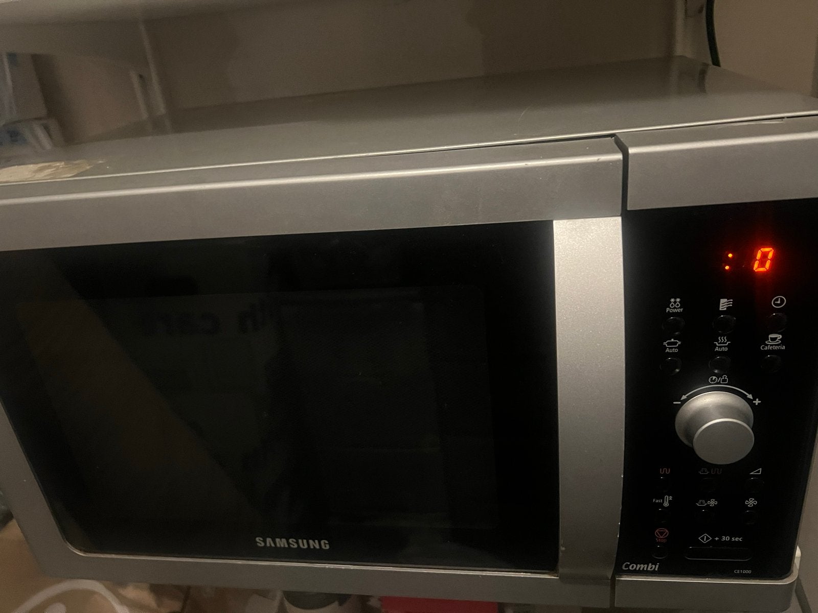 Samsung Combi Magnetron - Zilver - Gebruikt, Witgoed en Apparatuur, Combimagnetron, Gebruikt, Grill, Ophalen of Verzenden
