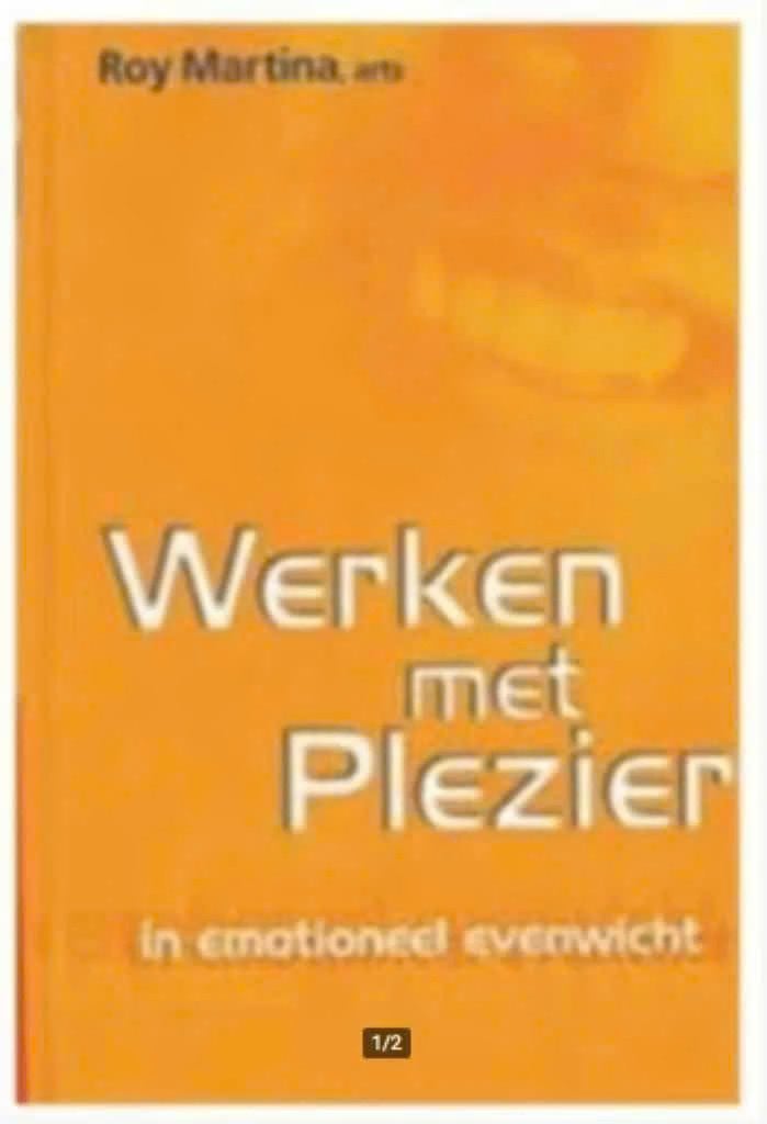 Werken met plezier in emotioneel evenwicht (Roy Martina), Ophalen of Verzenden, Zo goed als nieuw, Overige onderwerpen, Achtergrond en Informatie