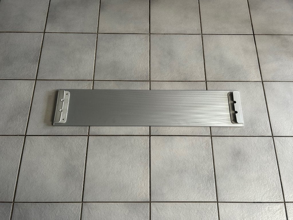 ZGAN ! Aluminium zitbankje 96 x 20 cm  voor rubberboot., Ophalen of Verzenden, Zo goed als nieuw, Overige typen