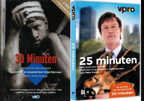 30 + 25 Minuten 3xDVD Arjan Ederveen Complete VPRO TV-Serie, Alle leeftijden, Boxset, Drama, Ophalen of Verzenden