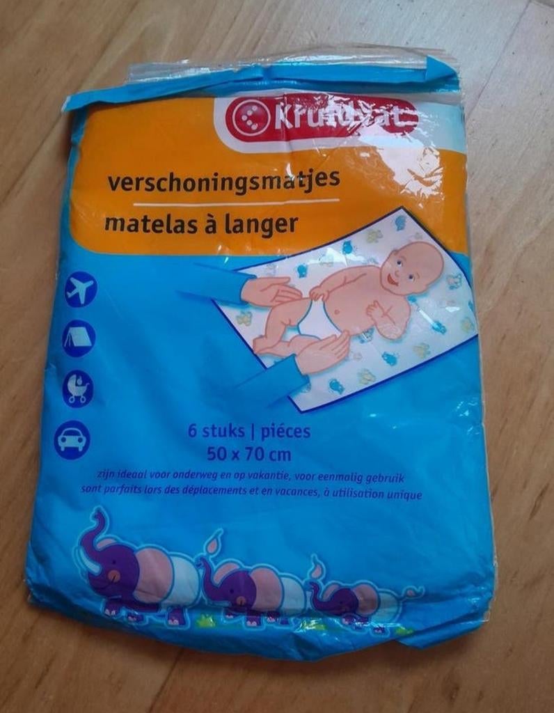Kruidvat Verschoningsmatjes 6 stuks - 50x70 cm, Ophalen of Verzenden, Nieuw, Overige typen, Overige merken