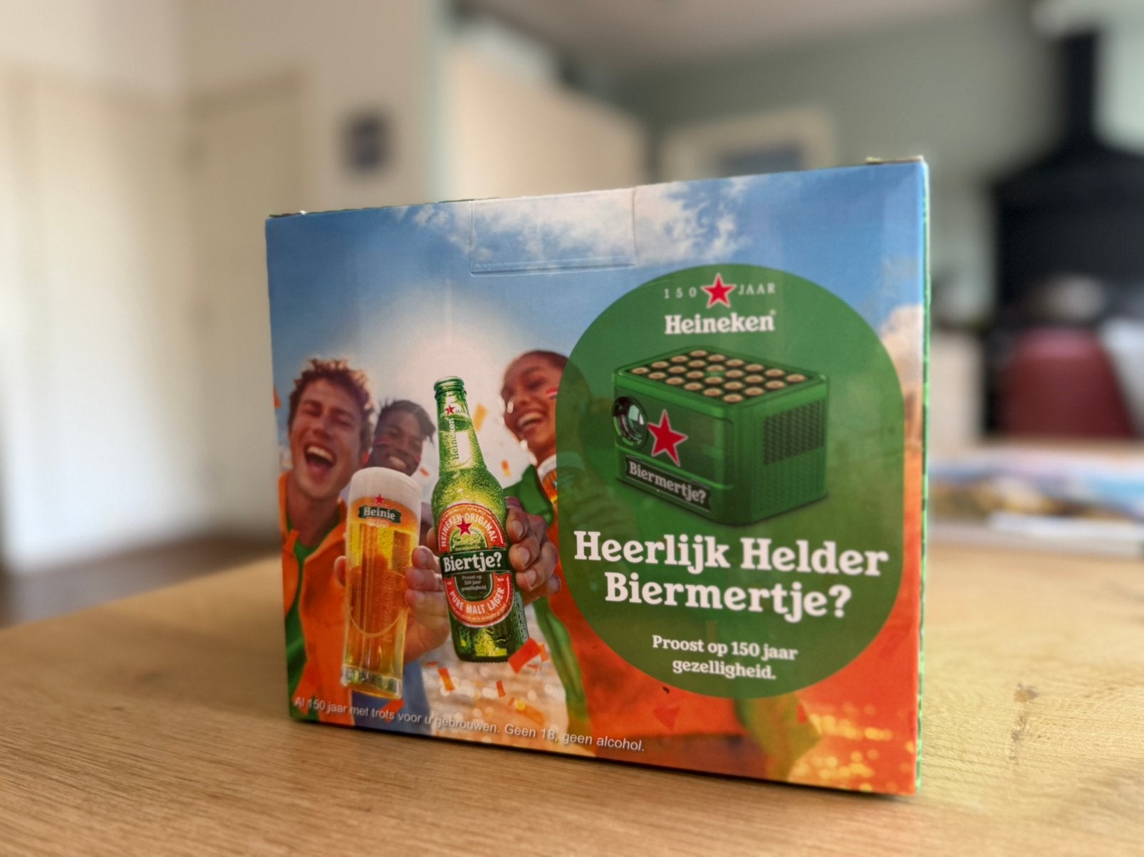 Biermertje Heineken - nieuw in doos, Ophalen of Verzenden, Zo goed als nieuw, Heineken