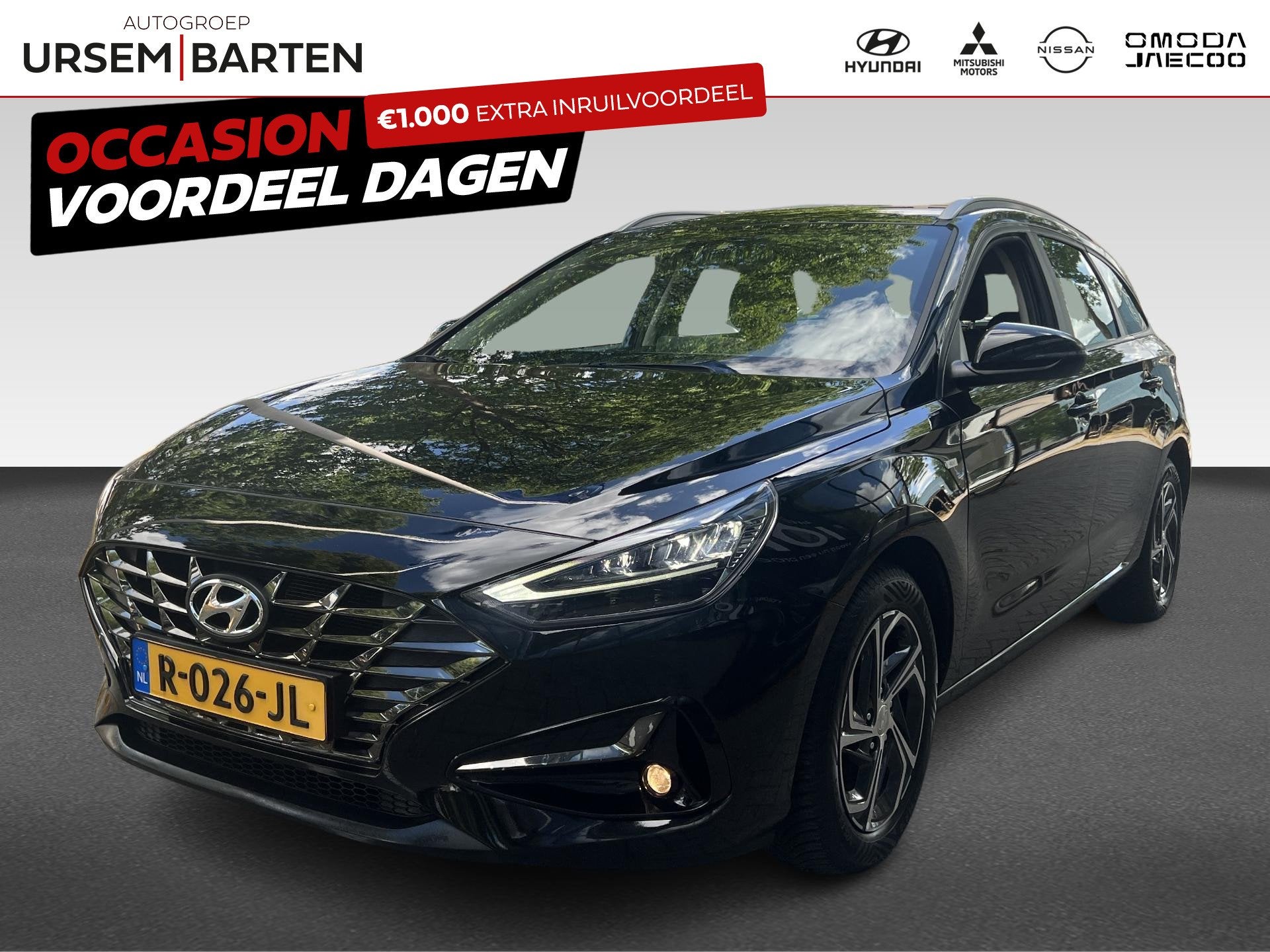 Hyundai i30 Wagon 1.0 T-GDi MHEV Comfort Smart, Gebruikt, Euro 6, 1246 kg, Zwart