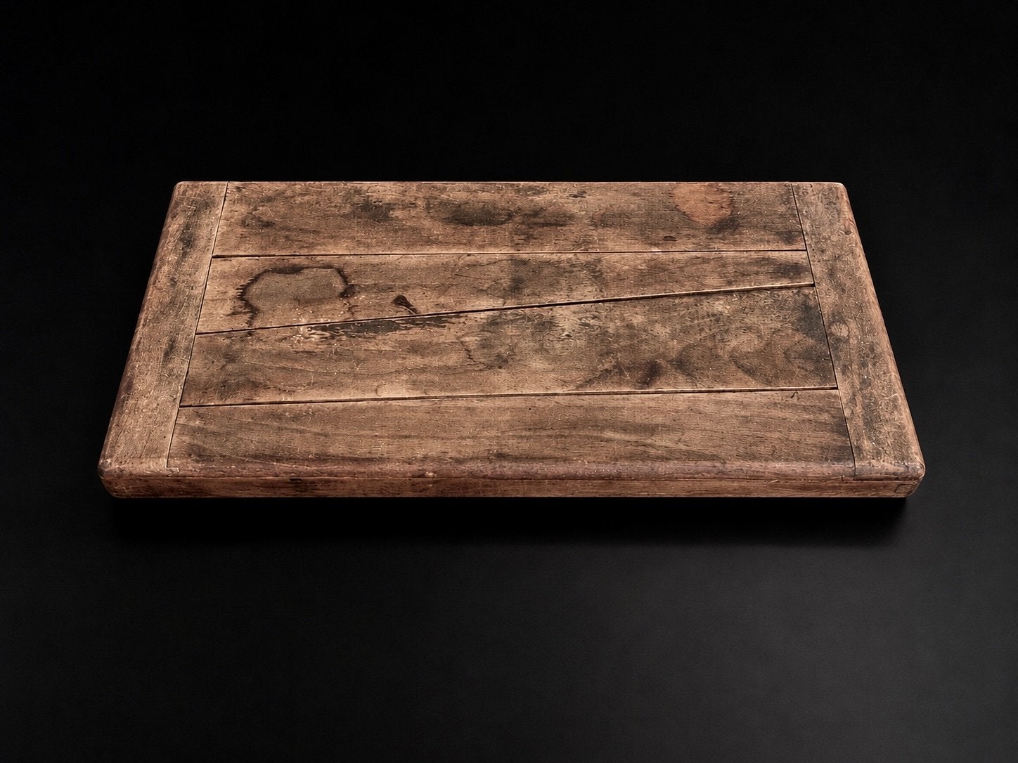 Antieke platte instrumenten kist 56 x 26 cm , brocant, Ophalen