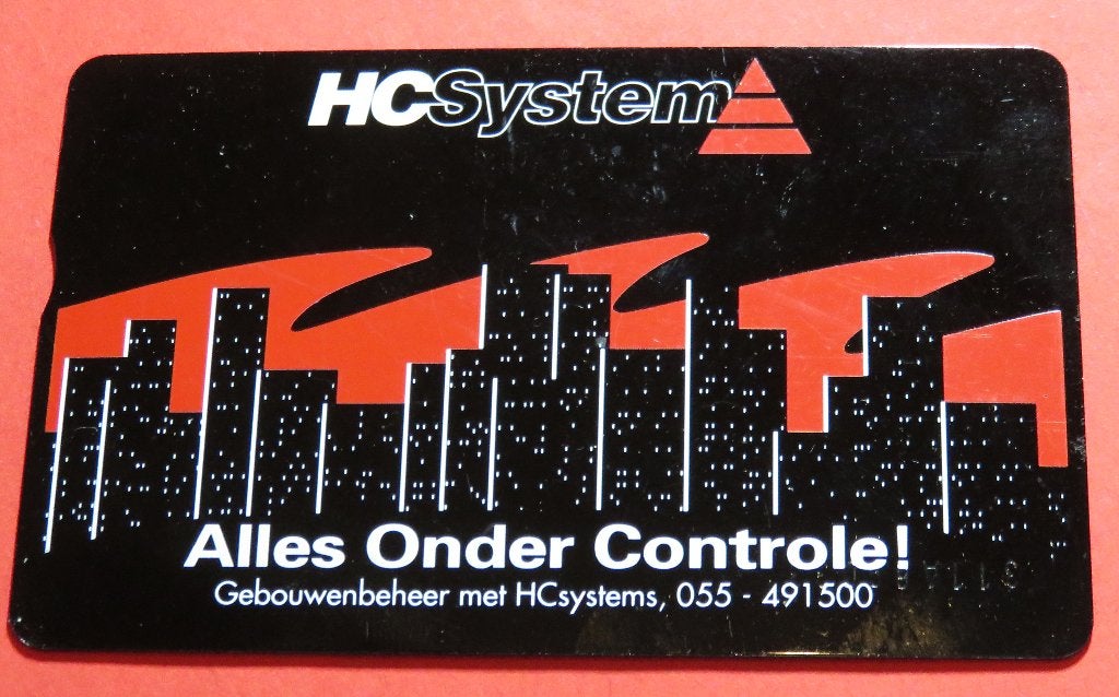 HCSystem Gebouwenbeheer telefoonkaart gebruikt, Verzenden
