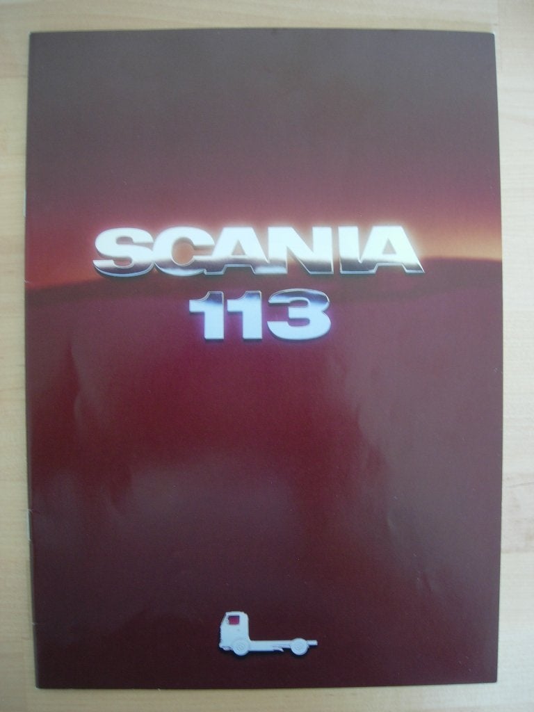 Scania 113 Brochure 1995 – R113 Streamline P113, Ophalen of Verzenden, Zo goed als nieuw, Overige merken, Scania