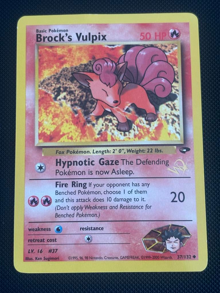 Brock's Vulpix (WPR GC 37) Pokémon Kaart - W Promos, Hobby en Vrije tijd, Verzamelkaartspellen | Pokémon, Ophalen of Verzenden