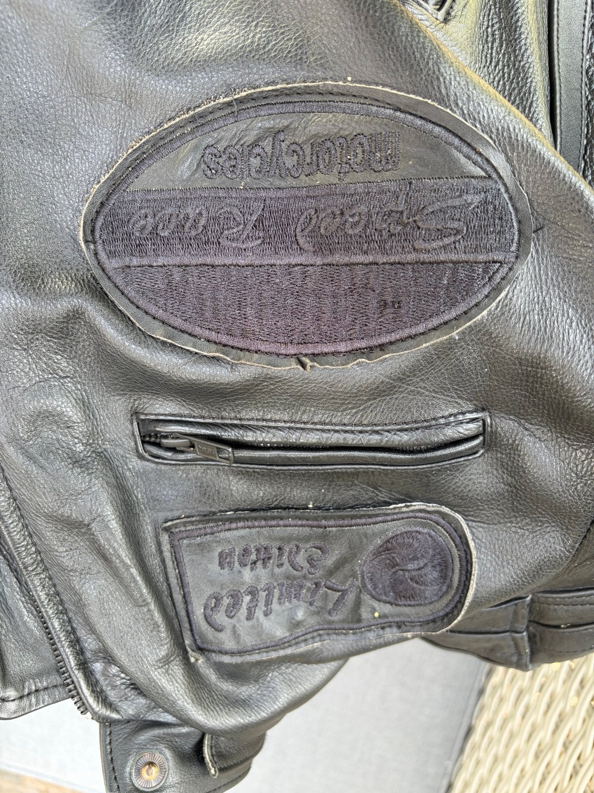 Leren motorjas Urban Classics Limited Edition, Motoren, Kleding | Motorkleding, Ophalen, Tweedehands, Heren, Jas | leer
