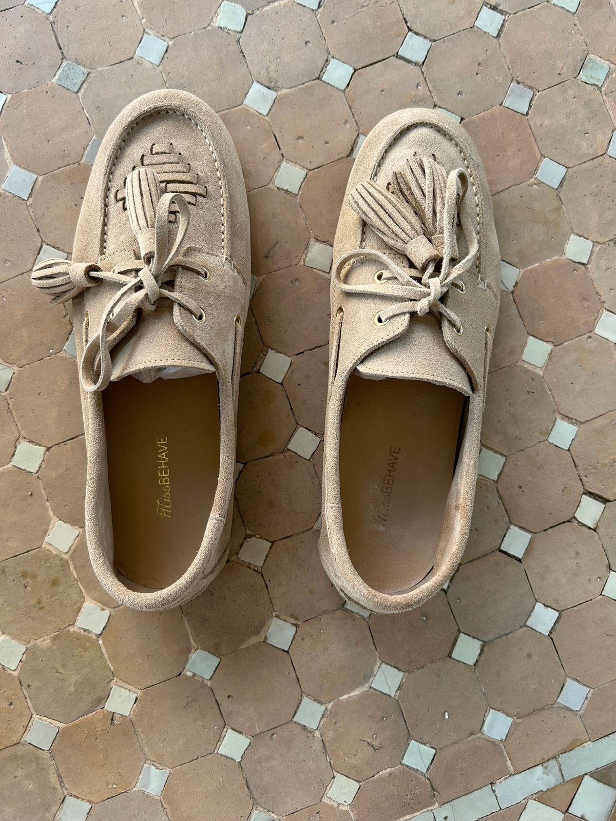 Moccasins beige maat 42 | Nieuw | huidige collectie, Kleding | Dames, Schoenen, Beige, Nieuw, Ophalen of Verzenden, Espadrilles of Moccasins