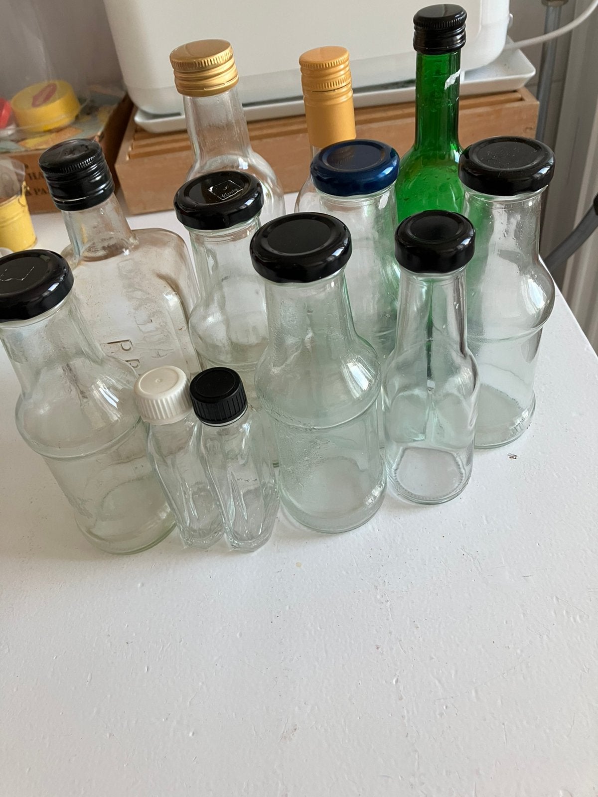 Flesjes, Ophalen of Verzenden, Gebruikt, Glas